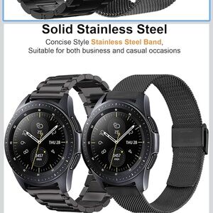 Black Stainless Steel Watch Band